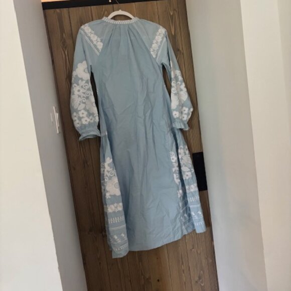 Julia Amory Caftan- Nantucket Blue- Size XS - Picture 7 of 8